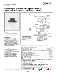 Datasheet OPB762T manufacturer OPTEK